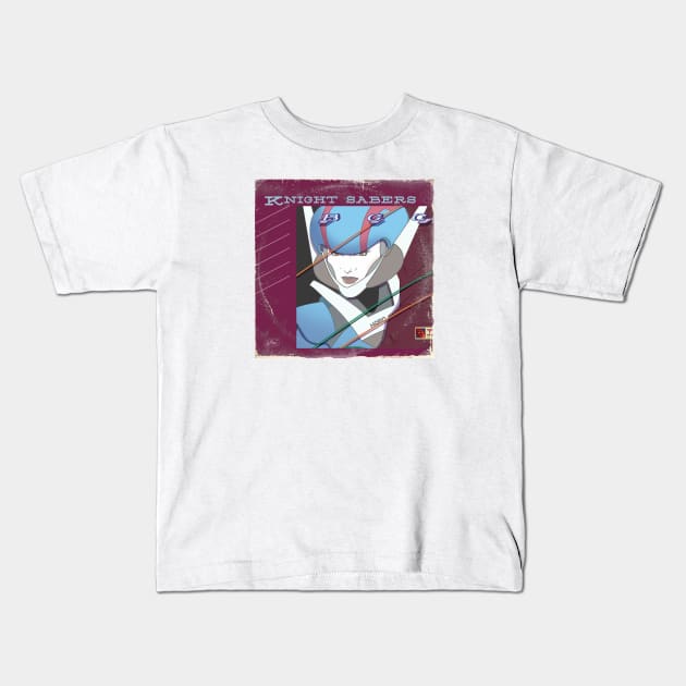 Asplenia Studios: Knight Sabers "BGC" album cover Kids T-Shirt by AspleniaStudios